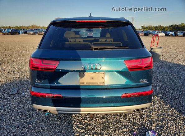 WA1VAAF75JD028216 2018 AUDI Q7 Blue Rear view
