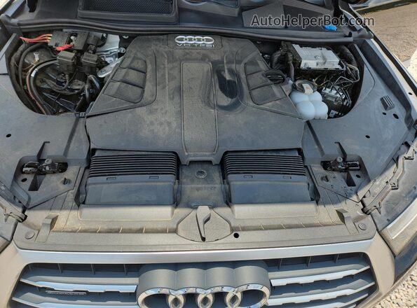 WA1VAAF75JD051009 2018 AUDI Q7 Черный Вид подкапотного пространства