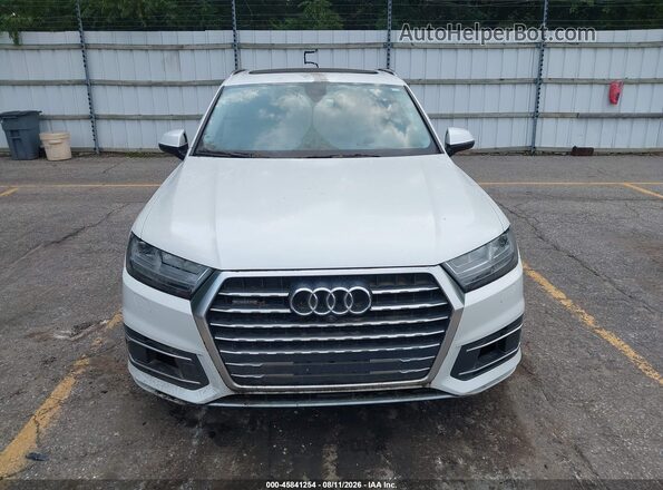WA1VAAF76HD007966 2017 AUDI Q7 White Widok zestawu wskaźników