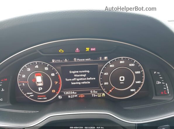 WA1VAAF76HD007966 2017 AUDI Q7 White Widok tylnych siedzeń