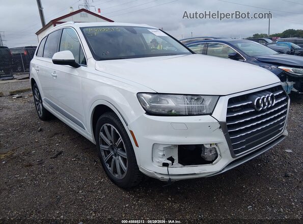 WA1VAAF76JD018102 2018 AUDI Q7 White Vista frontal