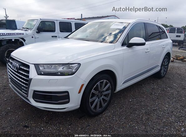 WA1VAAF76JD018102 2018 AUDI Q7 White Vista tres cuartos delantera izquierda