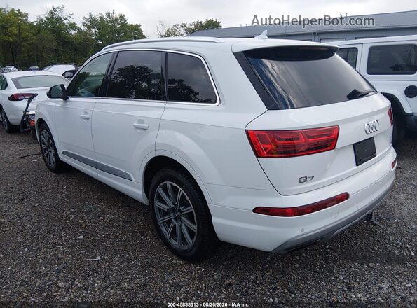 WA1VAAF76JD018102 2018 AUDI Q7 White Trasero izquierdo