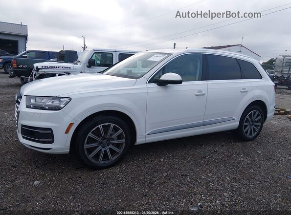 WA1VAAF76JD018102 2018 AUDI Q7 White Vista interior de 360 grados