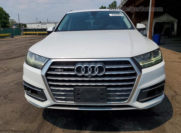 WA1VAAF76JD022179 2018 AUDI Q7 White Widok z przodu