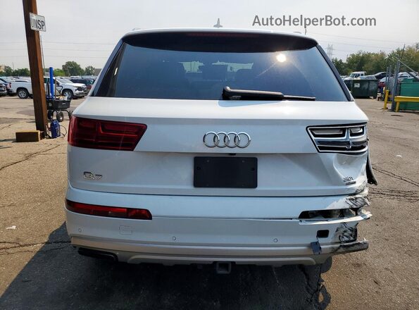 WA1VAAF76JD022179 2018 AUDI Q7 White Widok z tyłu