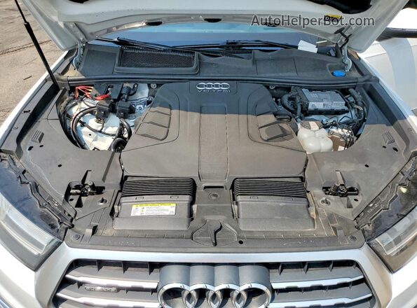 WA1VAAF76JD022179 2018 AUDI Q7 White Widok komory silnika