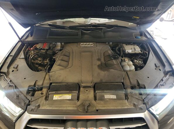 WA1VAAF76JD024031 2018 AUDI Q7 Черный Вид подкапотного пространства