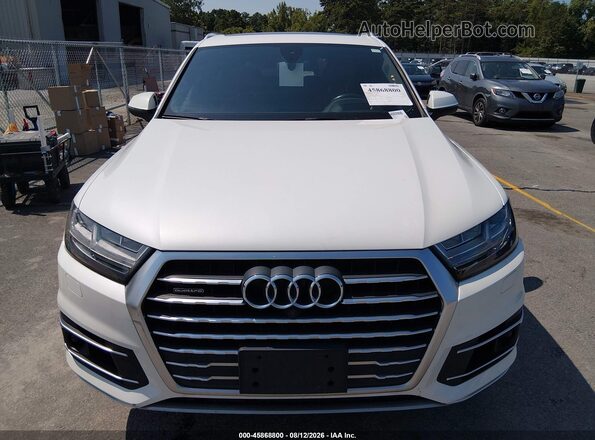 WA1VAAF77HD029930 2017 AUDI Q7 Белый Вид щитка приборов