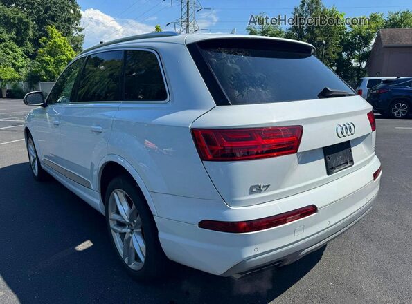 WA1VAAF77JD018948 2018 AUDI Q7 White Հետևի ձախ