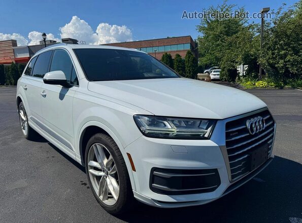 WA1VAAF77JD018948 2018 AUDI Q7 White Առջևի աջ