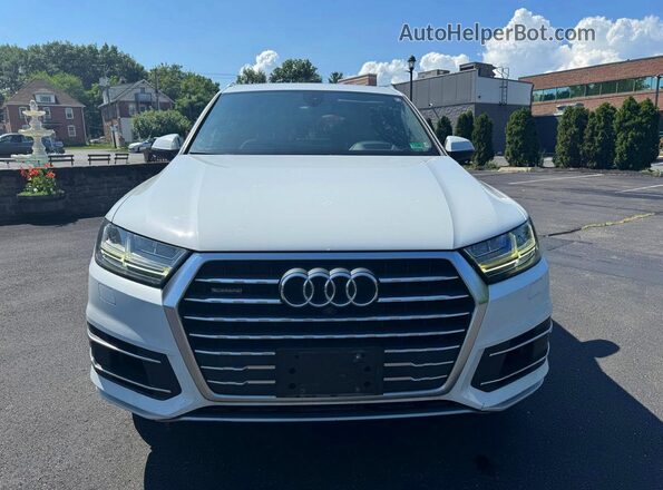 WA1VAAF77JD018948 2018 AUDI Q7 White Հետևի տեսք