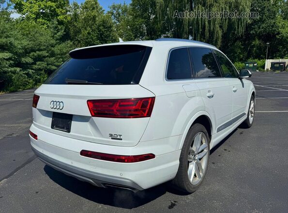 WA1VAAF77JD018948 2018 AUDI Q7 White Հետևի աջ