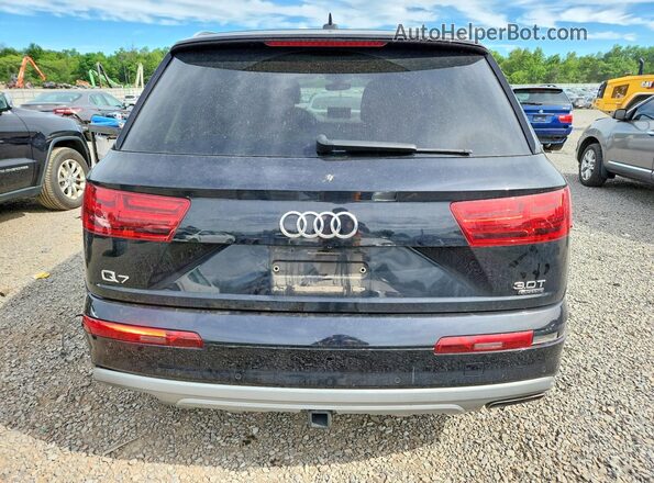 WA1VAAF77JD020540 2018 AUDI Q7 Black Rear view