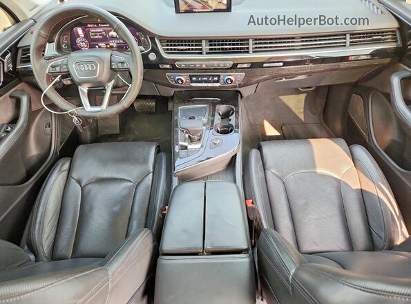 WA1VAAF78HD002641 2017 AUDI Q7 Gray წინა პანელის ხედი