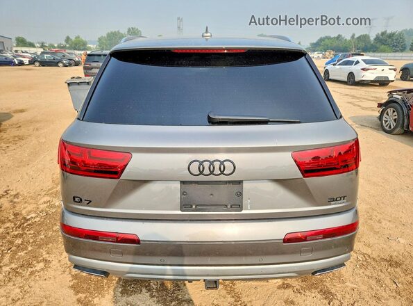 WA1VAAF78HD002641 2017 AUDI Q7 Gray უკანა ხედი