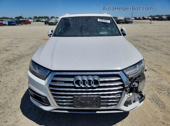 WA1VAAF78JD017985 2018 AUDI Q7 White Front view