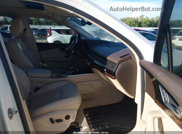 WA1VAAF78JD038089 2018 AUDI Q7 White Սալոնի դիմացի տեսք