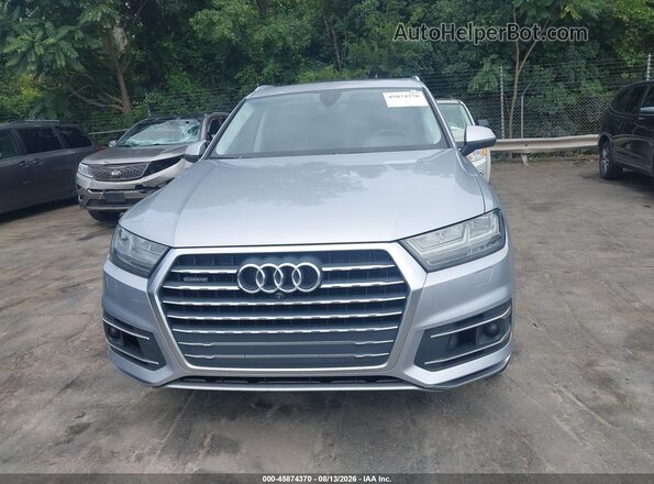 WA1VAAF78JD051702 2018 AUDI Q7 Silver Front view