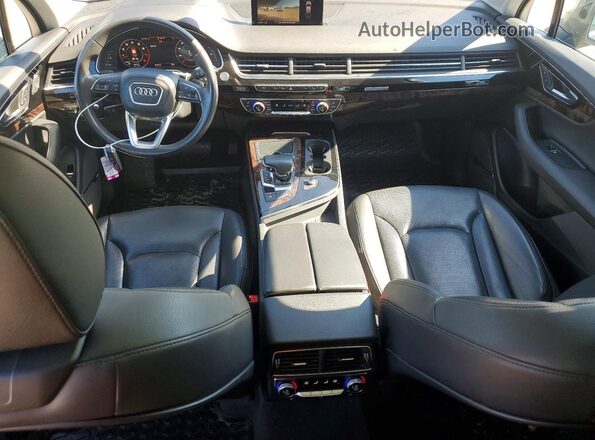 WA1VAAF79JD027988 2018 AUDI Q7 Charcoal Dashboard view