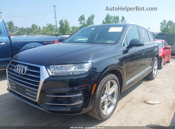 WA1VAAF79KD023411 2019 AUDI Q7 Black Առջևի ձախ երեք քառորդ տեսարան