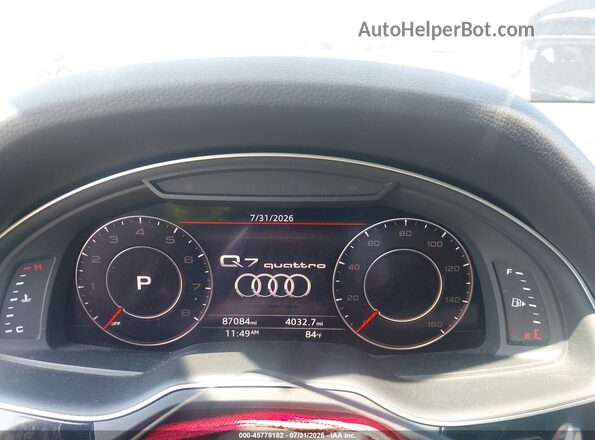 WA1VAAF79KD023411 2019 AUDI Q7 Black Հետևի նստատեղերի տեսք