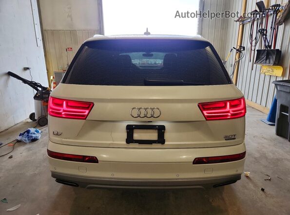 WA1VAAF7XHD006707 2017 AUDI Q7 White Հետևի տեսք