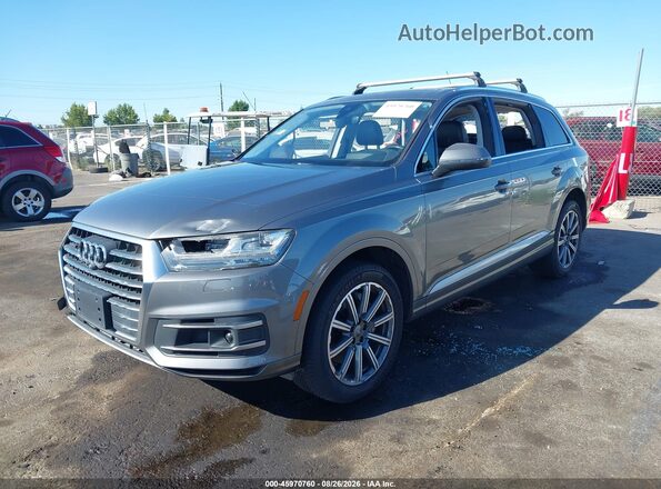 WA1VAAF7XHD023880 2017 AUDI Q7 Gray Vista tres cuartos delantera izquierda