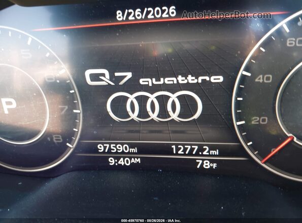WA1VAAF7XHD023880 2017 AUDI Q7 Gray 