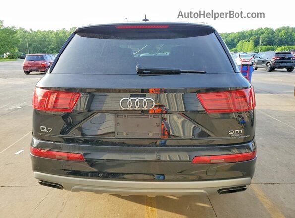 WA1VAAF7XHD030375 2017 AUDI Q7 Black Rear view
