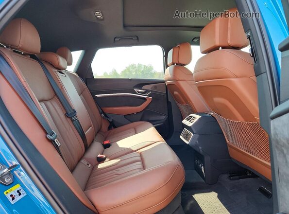 WA1VAAGE2KB021167 2019 AUDI E-TRON Бирюзовый Вид задней части салона