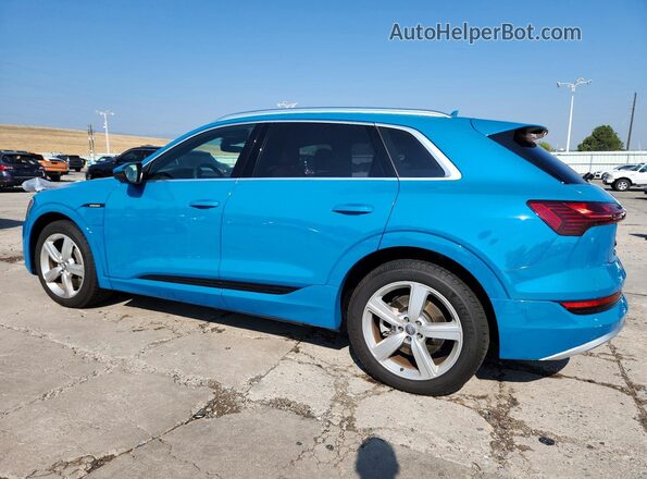 WA1VAAGE2KB021167 2019 AUDI E-TRON Бирюзовый Задняя левая четверть