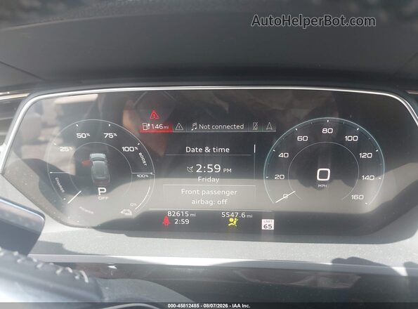 WA1VAAGE9KB005824 2019 AUDI E-TRON Gray 