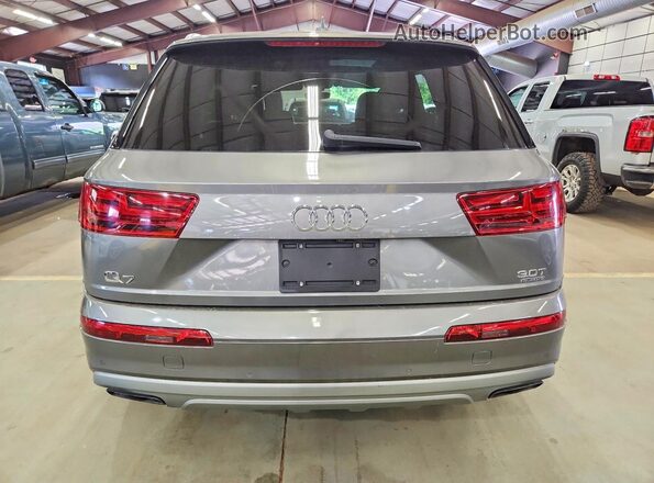WA1VABF72JD009581 2018 AUDI Q7 Gray Rear view