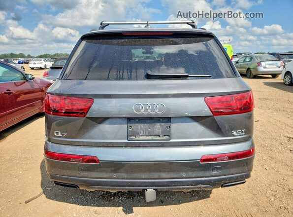 WA1VABF78JD034064 2018 AUDI Q7 Black Rear view