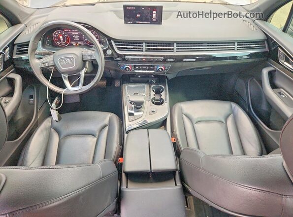 WA1VABF78JD034064 2018 AUDI Q7 Black Dashboard view