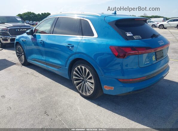 WA1VABGE5KB008242 2019 AUDI E-TRON Blue Trasero izquierdo