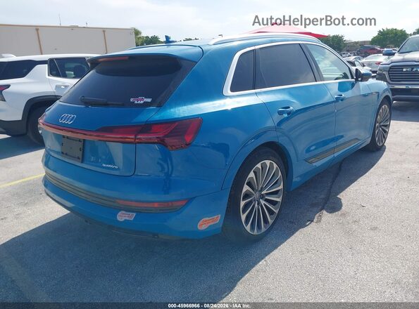 WA1VABGE5KB008242 2019 AUDI E-TRON Blue Trasero derecho