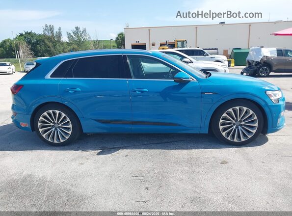 WA1VABGE5KB008242 2019 AUDI E-TRON Blue Vista interior trasera