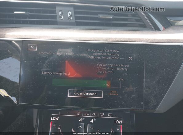 WA1VABGE5KB008242 2019 AUDI E-TRON Blue 