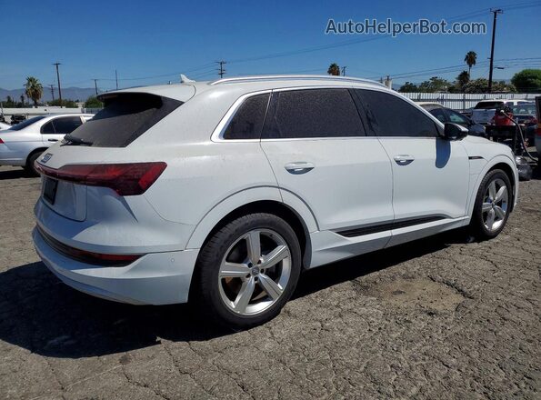 WA1VABGE5KB014672 2019 AUDI E-TRON White უკანა მარჯვენა