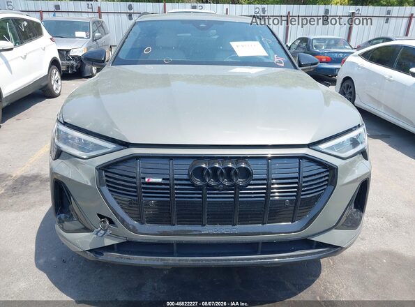 WA1VABGE8PB025270 2023 AUDI E-TRON Зеленый Вид задней части салона