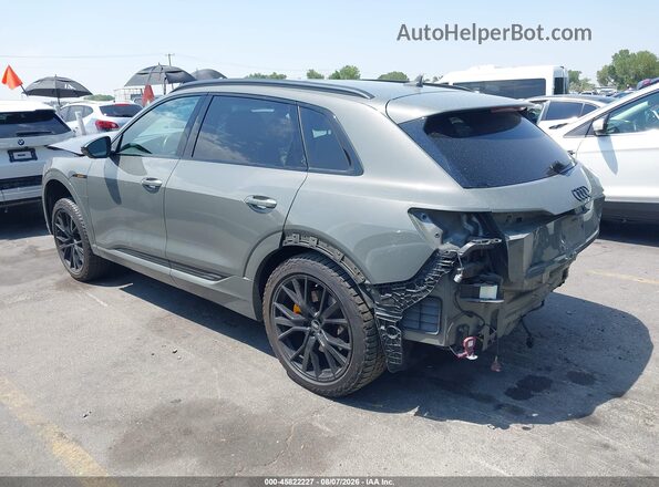 WA1VABGE8PB025270 2023 AUDI E-TRON Зеленый Задняя левая четверть