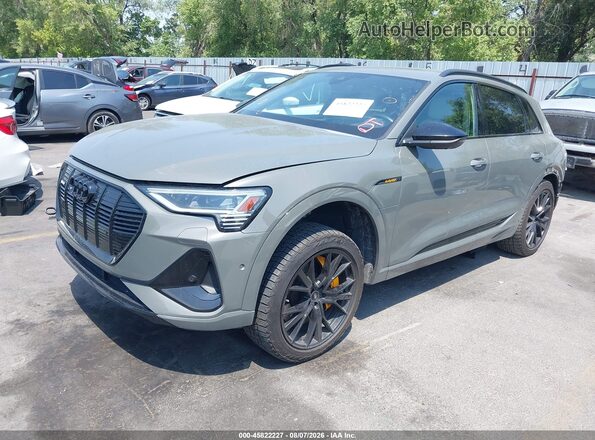 WA1VABGE8PB025270 2023 AUDI E-TRON Зеленый Передняя левая четверть