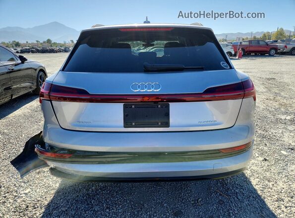WA1VABGEXMB010720 2021 AUDI E-TRON Silver Հետևի տեսք