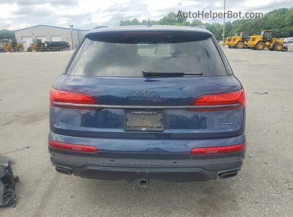 WA1VVBF76SD028432 2025 AUDI Q7 Blue Widok z tyłu