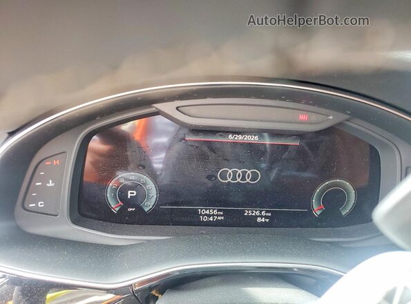 WA1VVBF76SD028432 2025 AUDI Q7 Blue Widok zestawu wskaźników