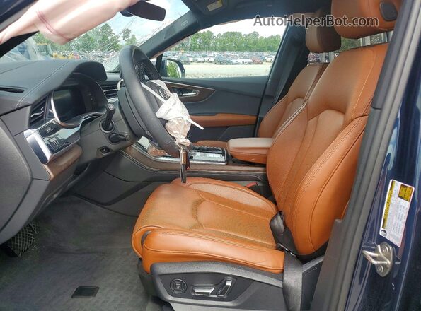 WA1VVBF76SD028432 2025 AUDI Q7 Blue Widok wnętrza z przodu