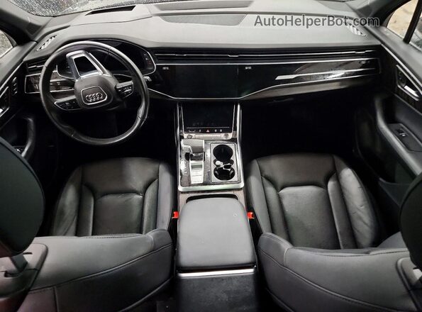 WA1VXAF77MD024994 2021 AUDI Q7 Black Առջևի վահանակի տեսք