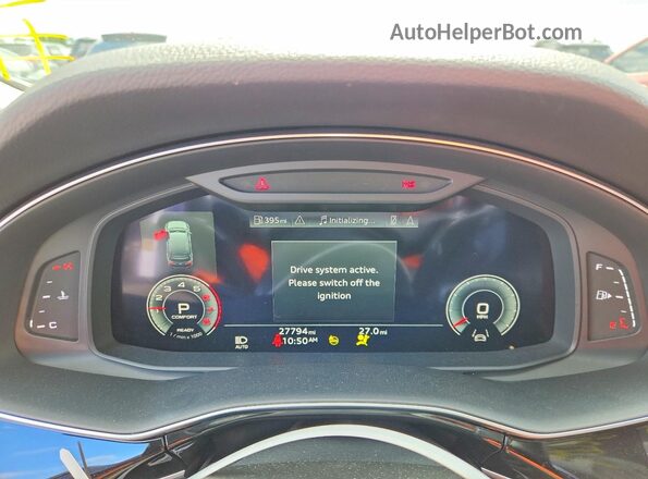WA1VXAF79MD020381 2021 AUDI Q7 Gray Vista del cuadro de instrumentos